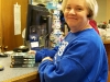 A Faith Hunter fan with a fistful of books to purchase.