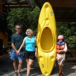 RodGwenTty The Hubby, me, a beat up kayak, & Ty, my agent's son