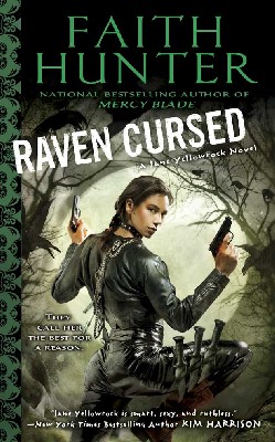 RAVEN CURSED book cover - urban fantasy novel