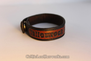 Yellowrock Securities Leather Bracelet